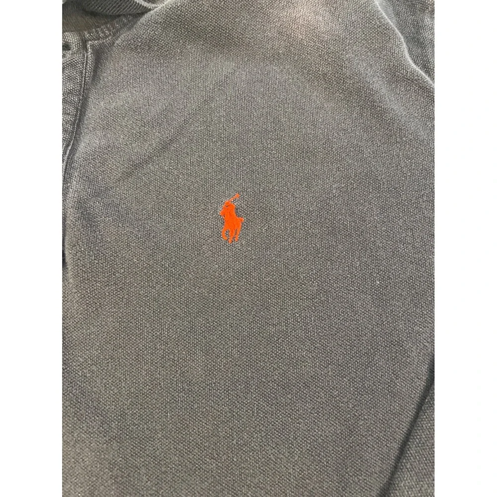 Polo Ralph Lauren Mens XL‎ Navy Blue Long Sleeve Polo Shirt Red Pony Logo Cotton